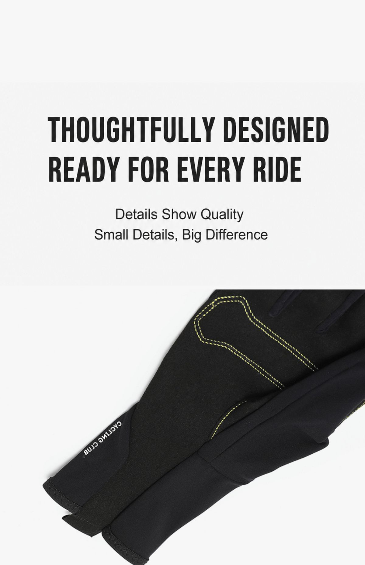 Starfall Fleece-Lined Touchscreen Full-Finger Cycling Gloves — product story image 17 of 21