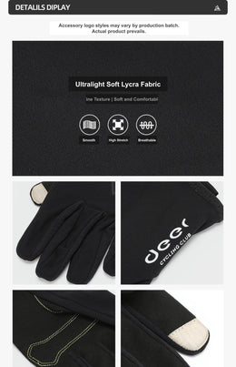 Starfall Fleece-Lined Touchscreen Full-Finger Cycling Gloves — thumbnail 20 of 21