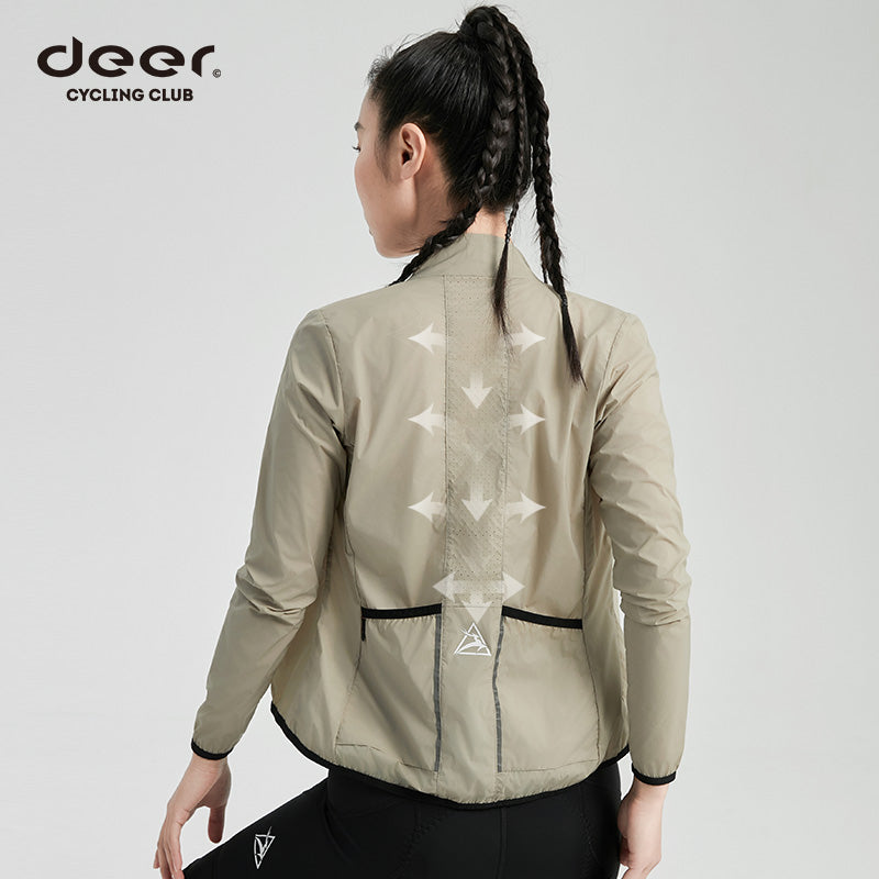 Women's Windproof Water-Repellent Cycling Jacket — product story image 08 of 36