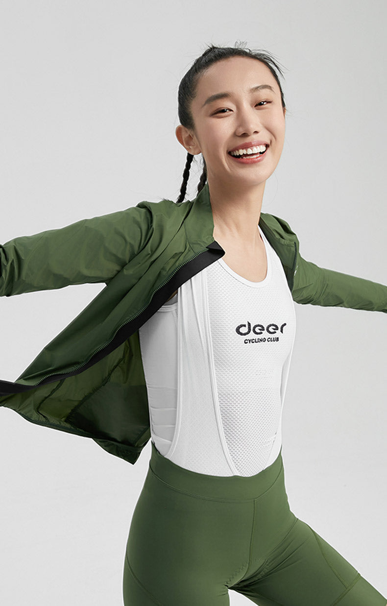Women's Windproof Water-Repellent Cycling Jacket — product story image 16 of 36