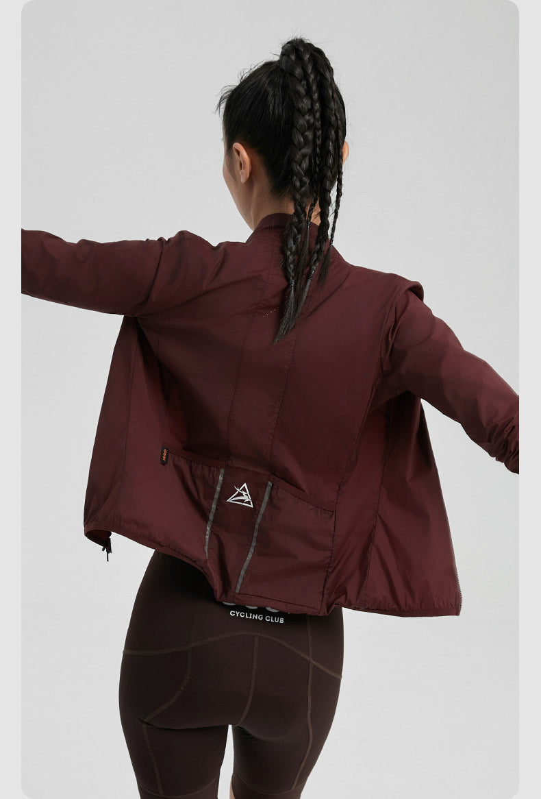 Women's Windproof Water-Repellent Cycling Jacket — product story image 20 of 36