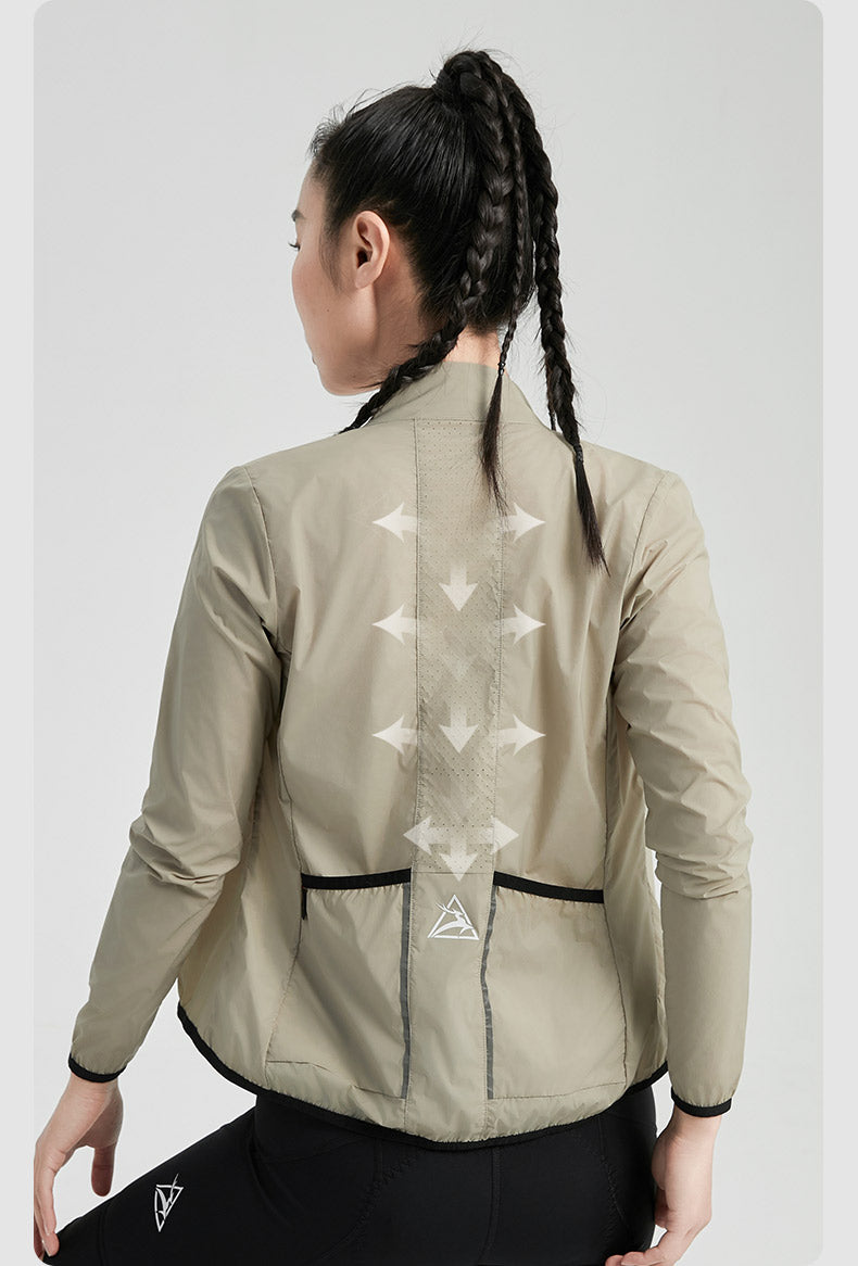 Women's Windproof Water-Repellent Cycling Jacket — product story image 22 of 36