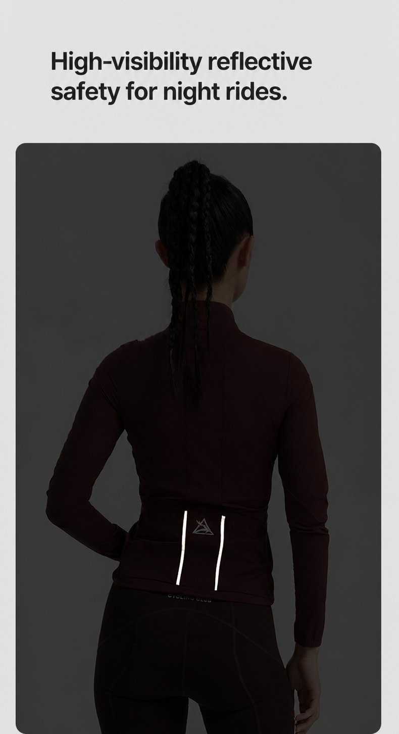 Women's Windproof Water-Repellent Cycling Jacket — product story image 27 of 36