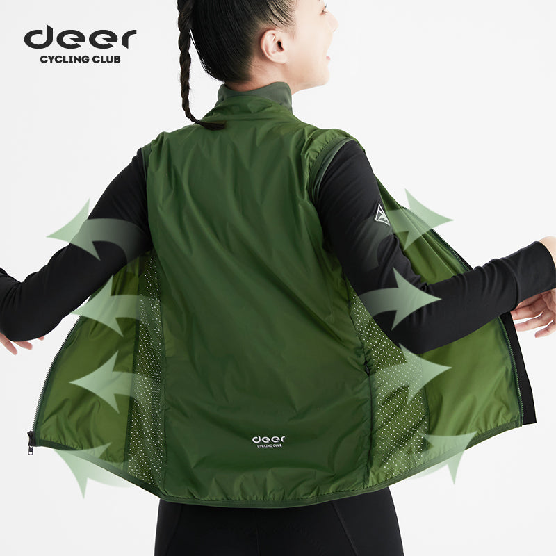 Women's Ultralight Water-Repellent Road Cycling Vest — product story image 02 of 37