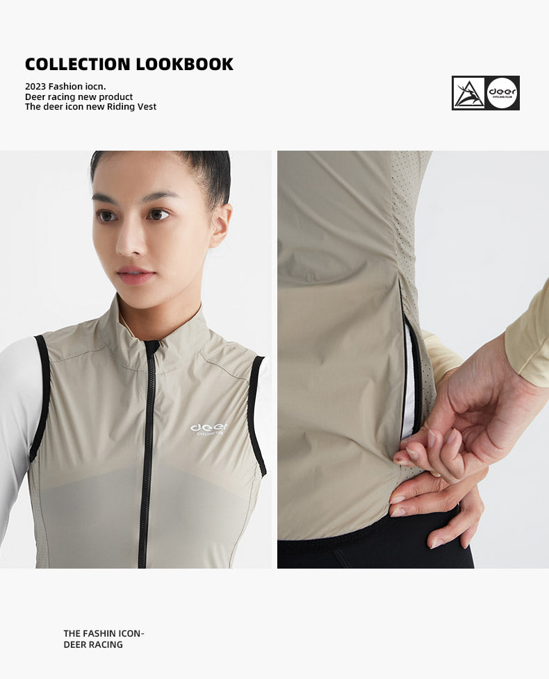 Women's Ultralight Water-Repellent Road Cycling Vest — product story image 30 of 37