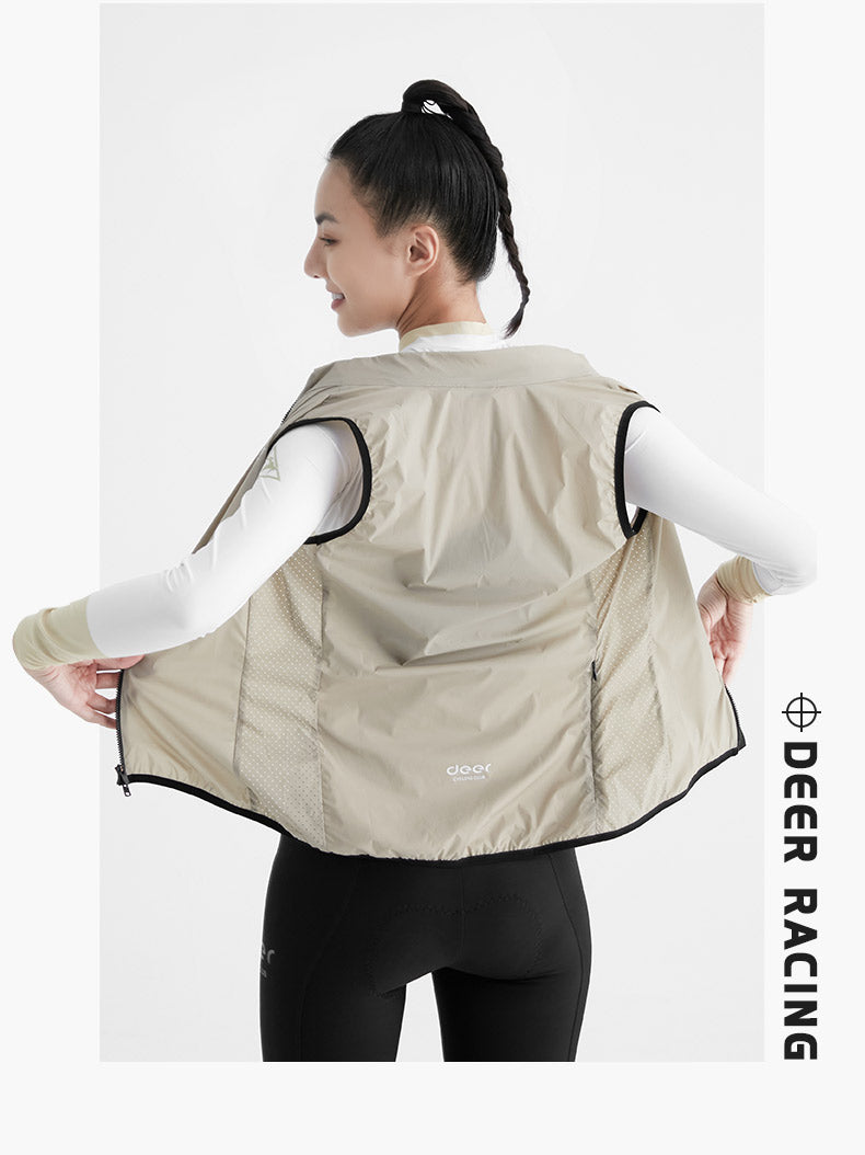 Women's Ultralight Water-Repellent Road Cycling Vest — product story image 31 of 37