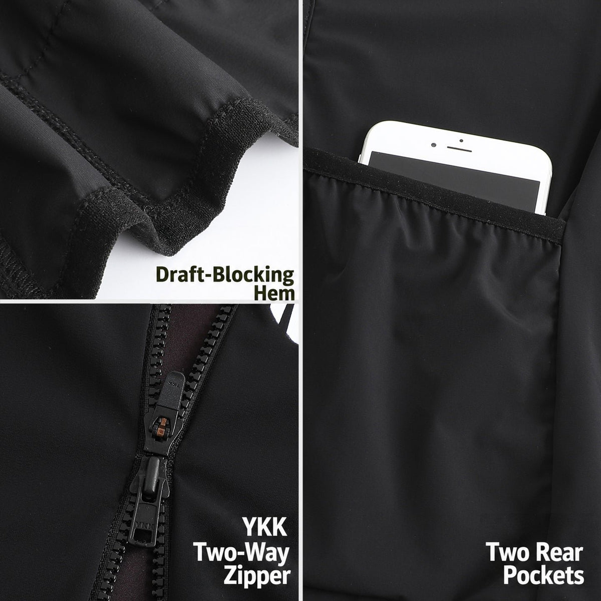 Men's Lightweight 4-Way Stretch Road Cycling Jacket — product story image 05 of 14