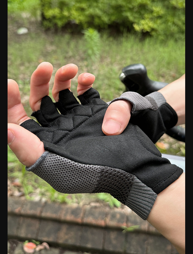 Starfall PORON XRD Palm-Padded Half-Finger Cycling Gloves — product story image 15 of 22