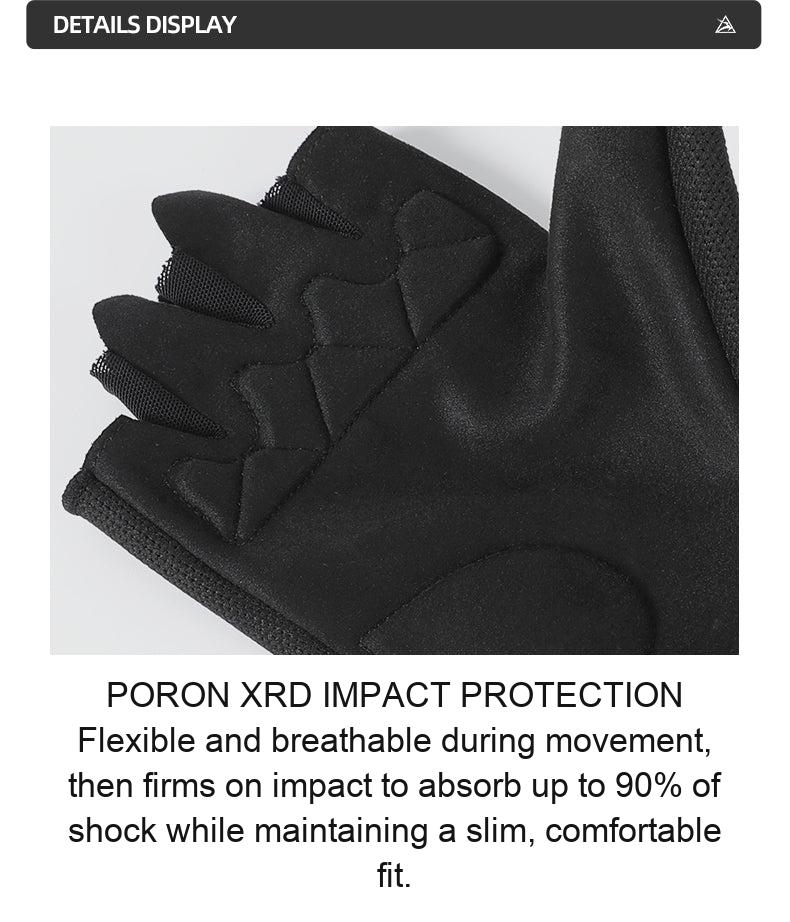 Starfall PORON XRD Palm-Padded Half-Finger Cycling Gloves — product story image 19 of 22