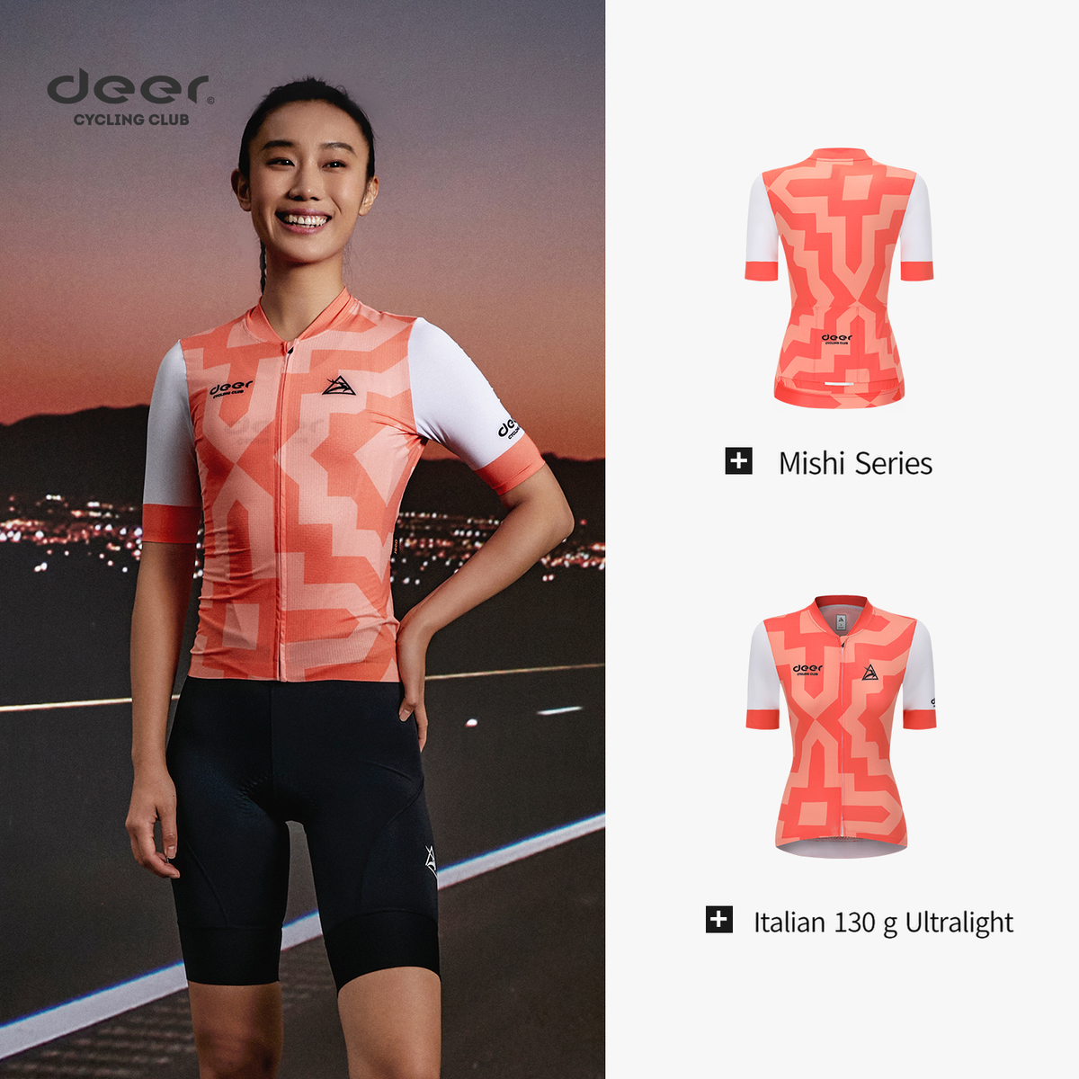 Italian Ultralight Micro-Perforated Road Cycling Jersey — image 1 of 3