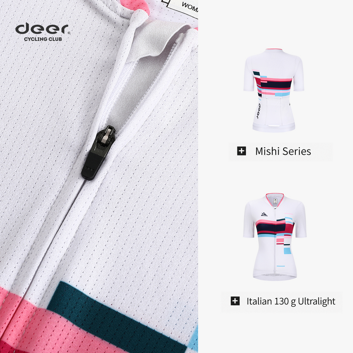 Italian Ultralight Micro-Perforated Road Cycling Jersey — product story image 03 of 3