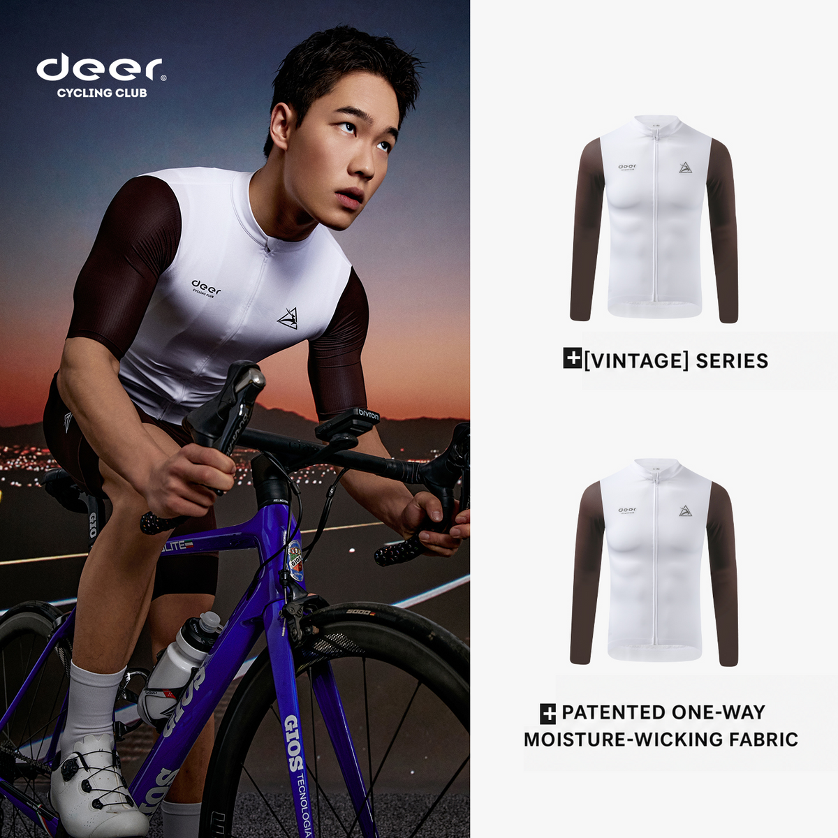 Men's Lightweight Moisture-Wicking Summer Cycling Jersey — product story image 02 of 3