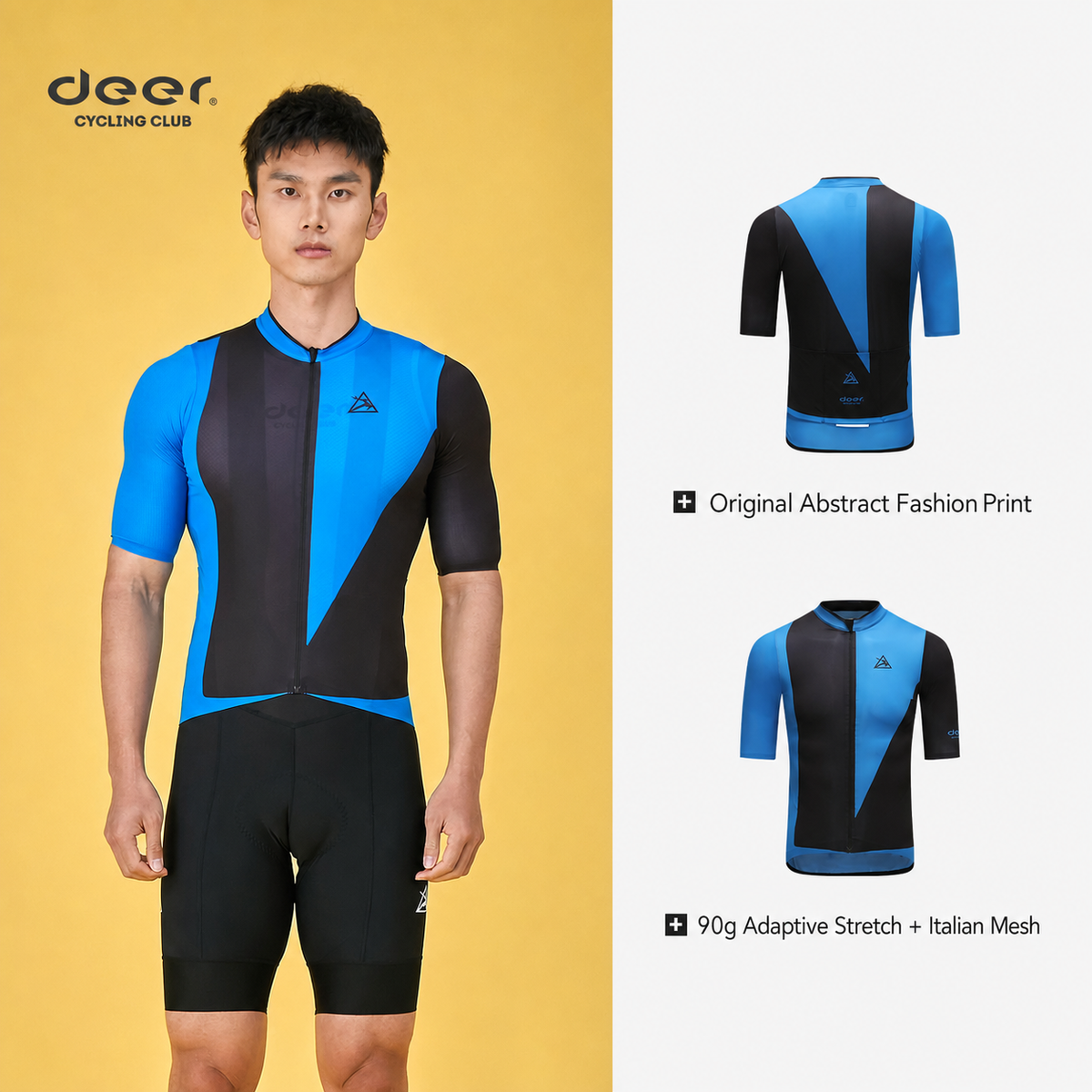 Lightweight Quick-Dry Mesh Cycling Jersey — product story image 04 of 39