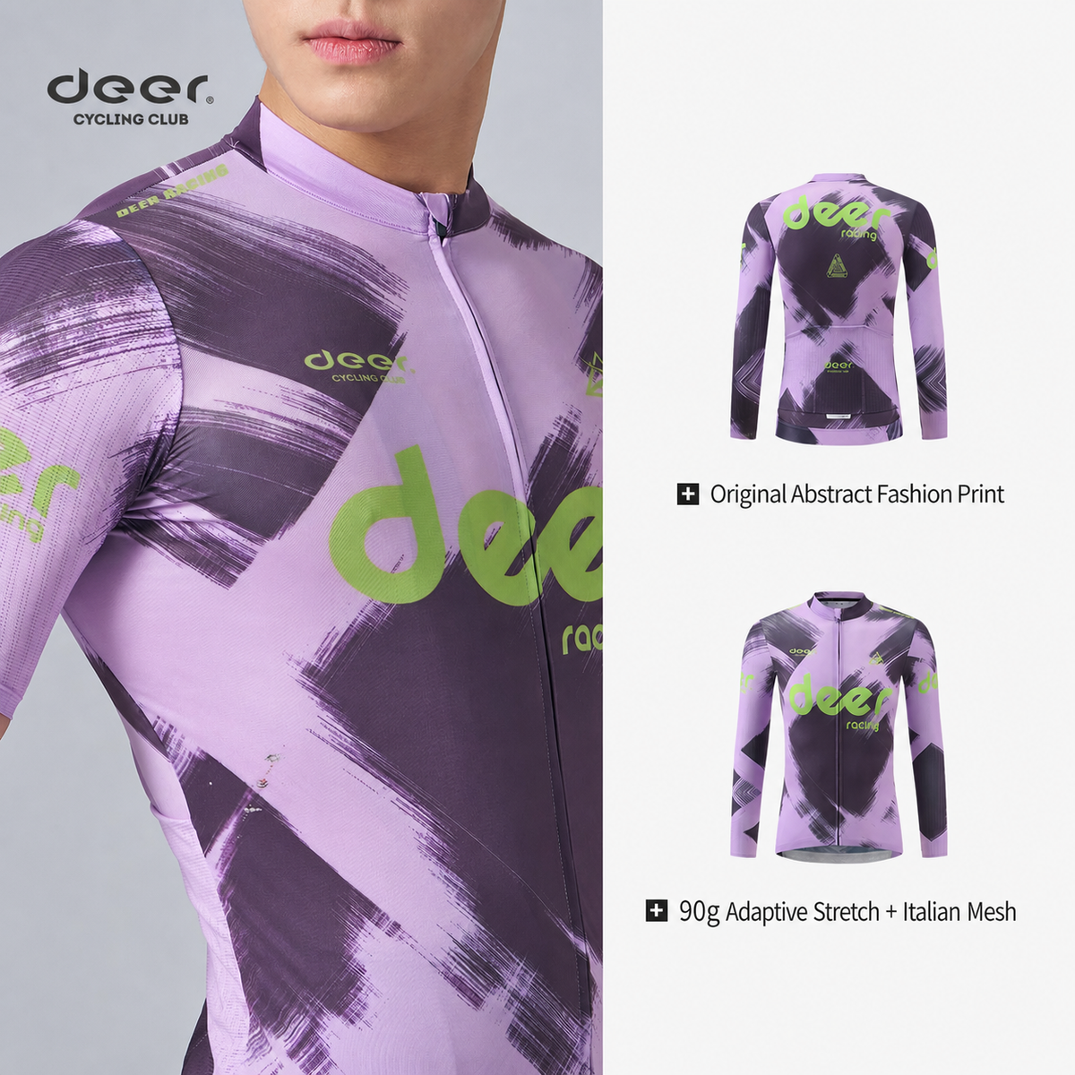 Lightweight Quick-Dry Mesh Cycling Jersey — product story image 07 of 39