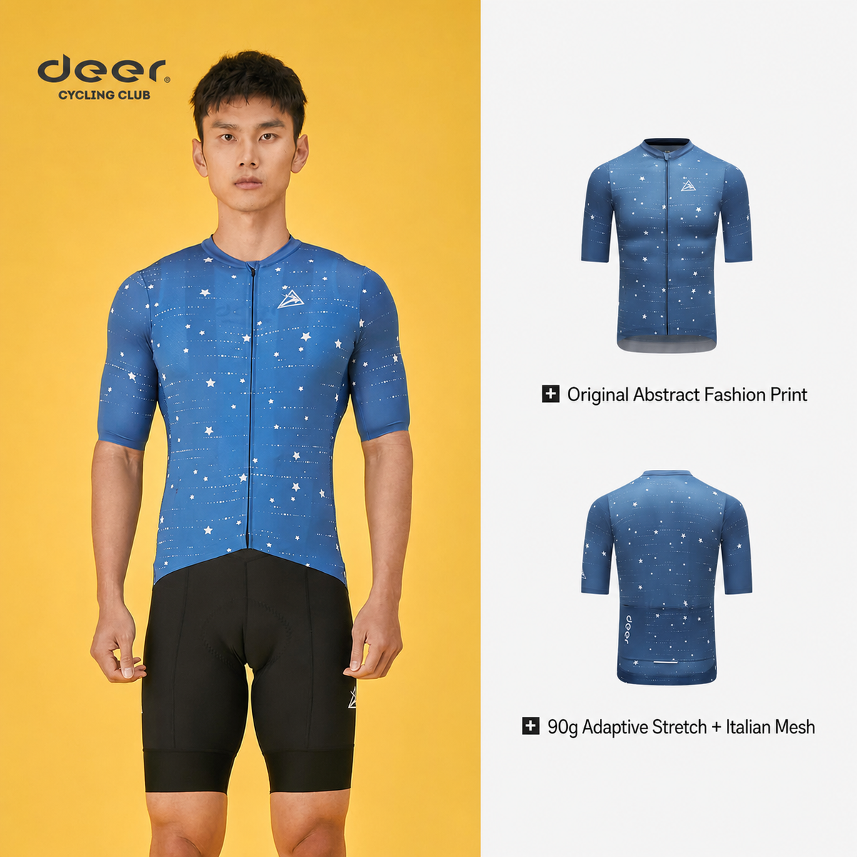 Lightweight Quick-Dry Mesh Cycling Jersey — product story image 09 of 39