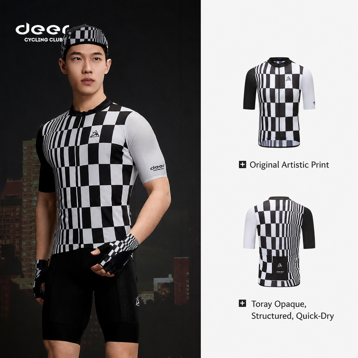 Lightweight Quick-Dry Mesh Cycling Jersey — product story image 10 of 39