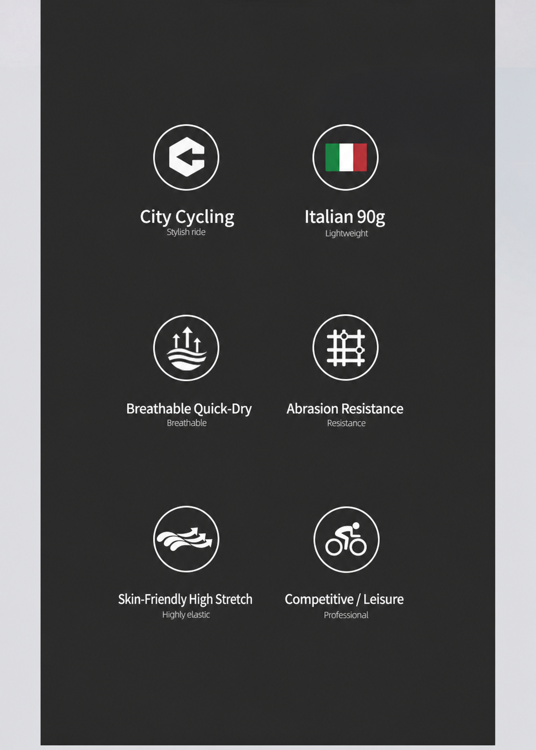 Lightweight Quick-Dry Mesh Cycling Jersey — product story image 18 of 39