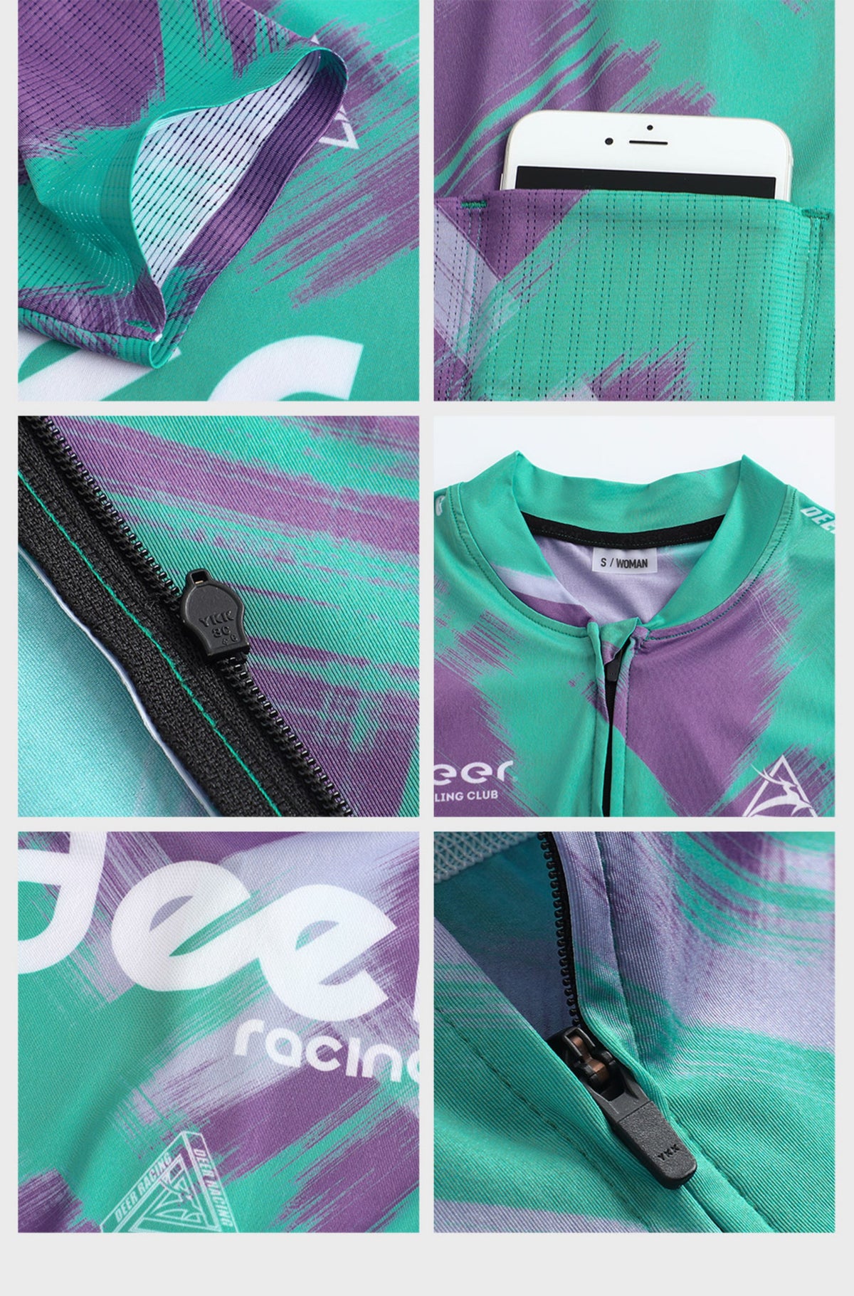 Lightweight Quick-Dry Mesh Cycling Jersey — product story image 39 of 39