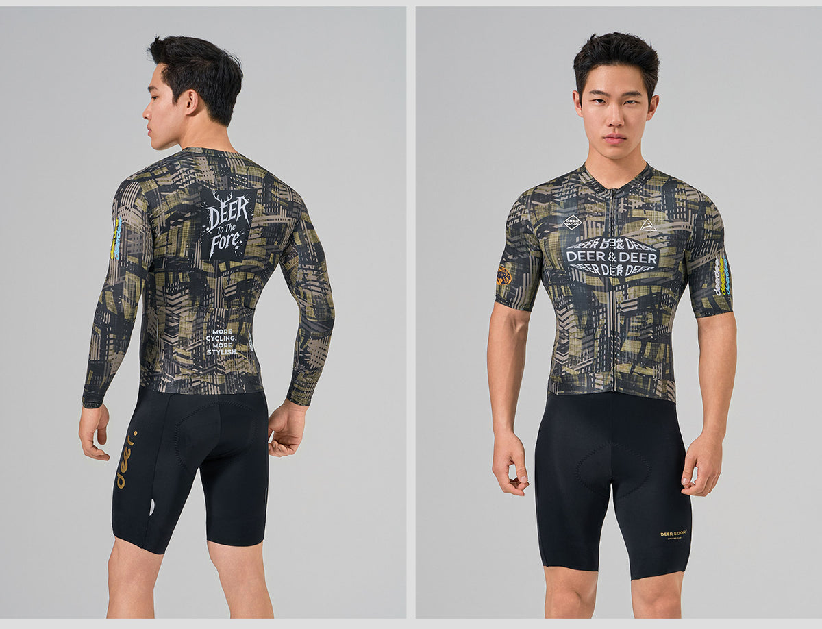 Men's Aerodynamic Mesh-Panel Summer Road Cycling Jersey — product story image 03 of 37