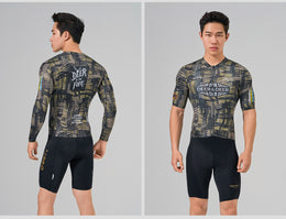 Men's Aerodynamic Mesh-Panel Summer Road Cycling Jersey — thumbnail 3 of 37