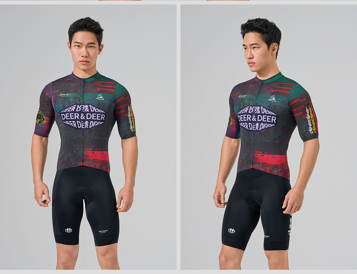 Men's Aerodynamic Mesh-Panel Summer Road Cycling Jersey — product story image 05 of 37