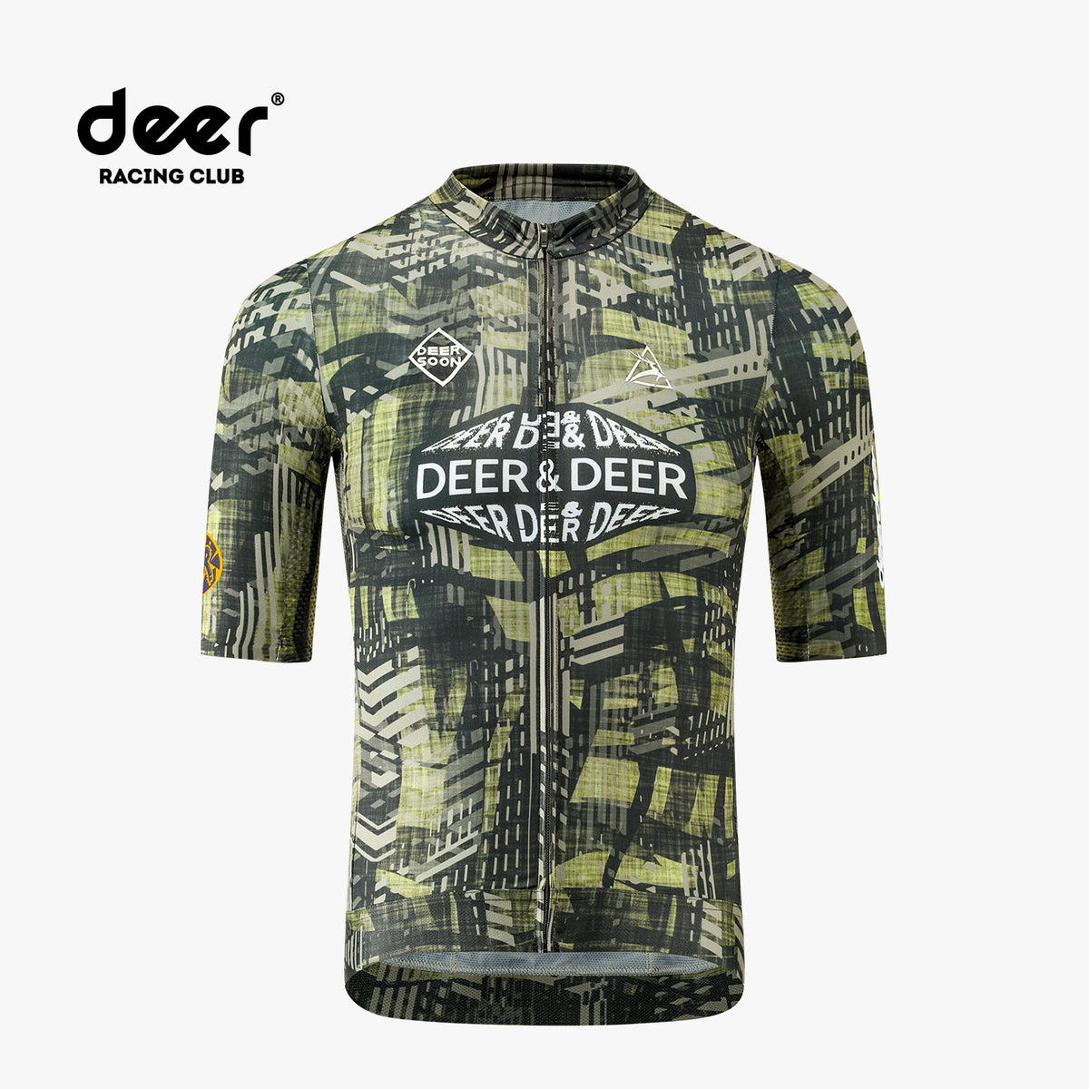 Men's Aerodynamic Mesh-Panel Summer Road Cycling Jersey — product story image 13 of 37