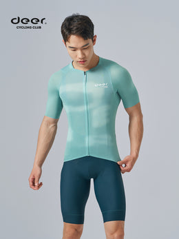 Men's Moisture-Transfer Mesh Short-Sleeve Cycling Jersey — thumbnail 1 of 9