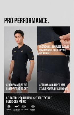 Men's Ice-Texture Quick-Dry Summer Road Cycling Jersey — thumbnail 7 of 10