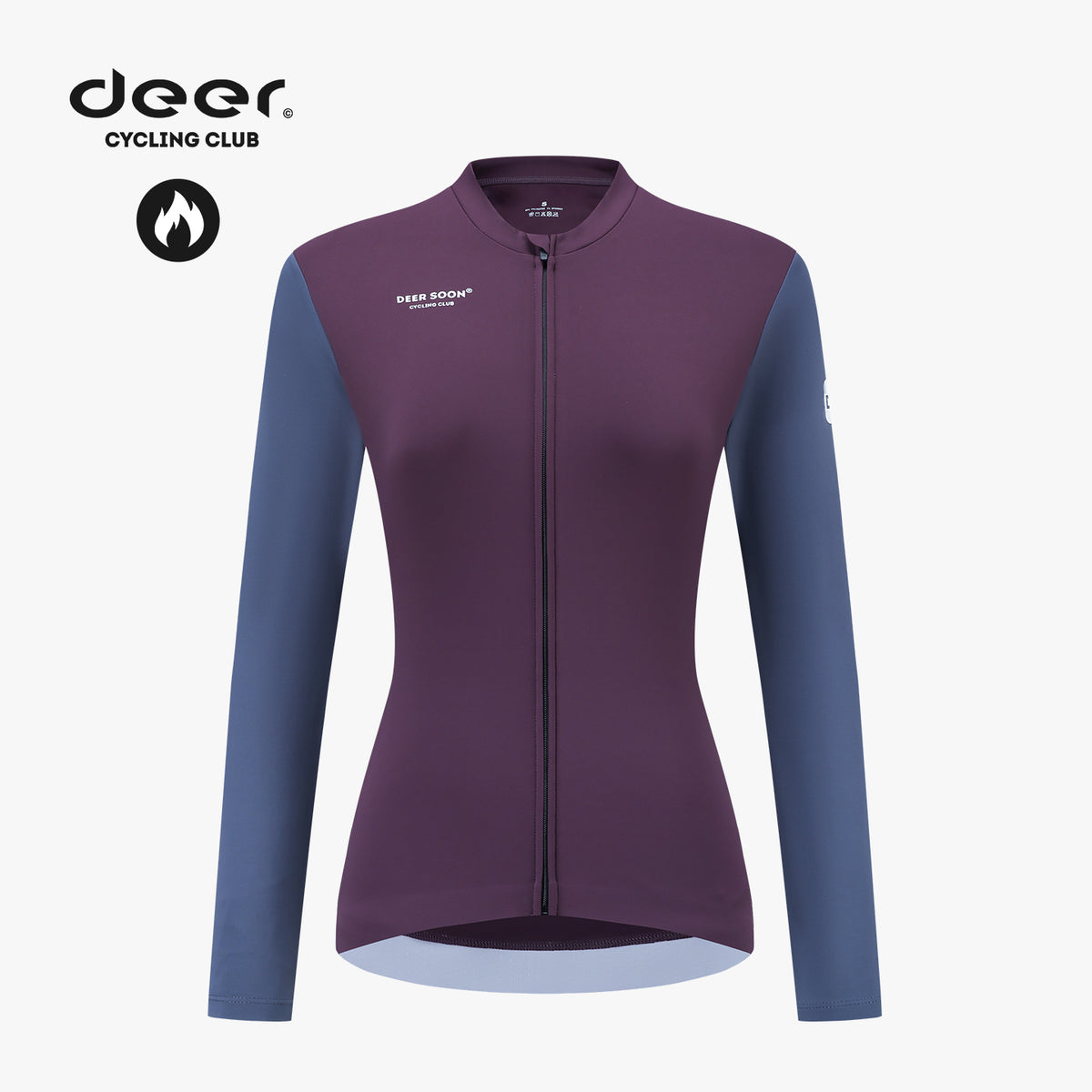 Women's Lightweight Microfleece Winter Cycling Jersey — product story image 01 of 14