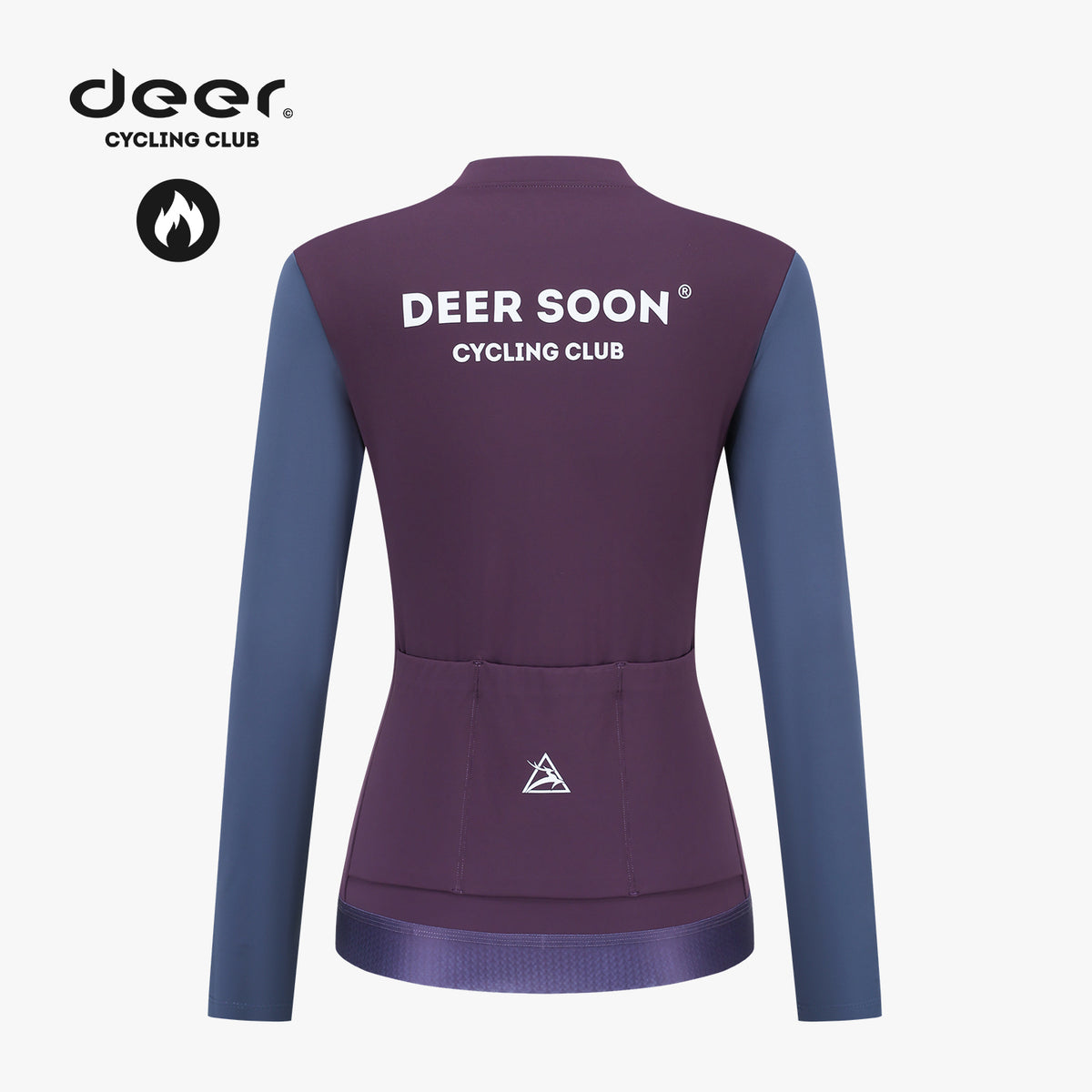 Women's Lightweight Microfleece Winter Cycling Jersey — product story image 02 of 14