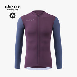 Men's Lightweight Brushed-Fleece Winter Cycling Jersey — thumbnail 1 of 14