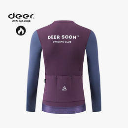 Men's Lightweight Brushed-Fleece Winter Cycling Jersey — thumbnail 6 of 14