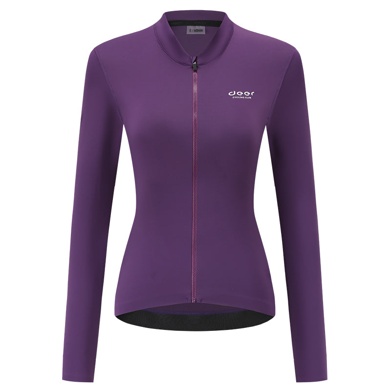 Women's Three-Layer Spring/Fall Long-Sleeve Cycling Jersey — product story image 05 of 37