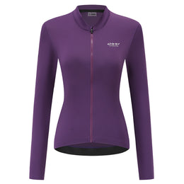 Women's Three-Layer Spring/Fall Long-Sleeve Cycling Jersey — thumbnail 5 of 37