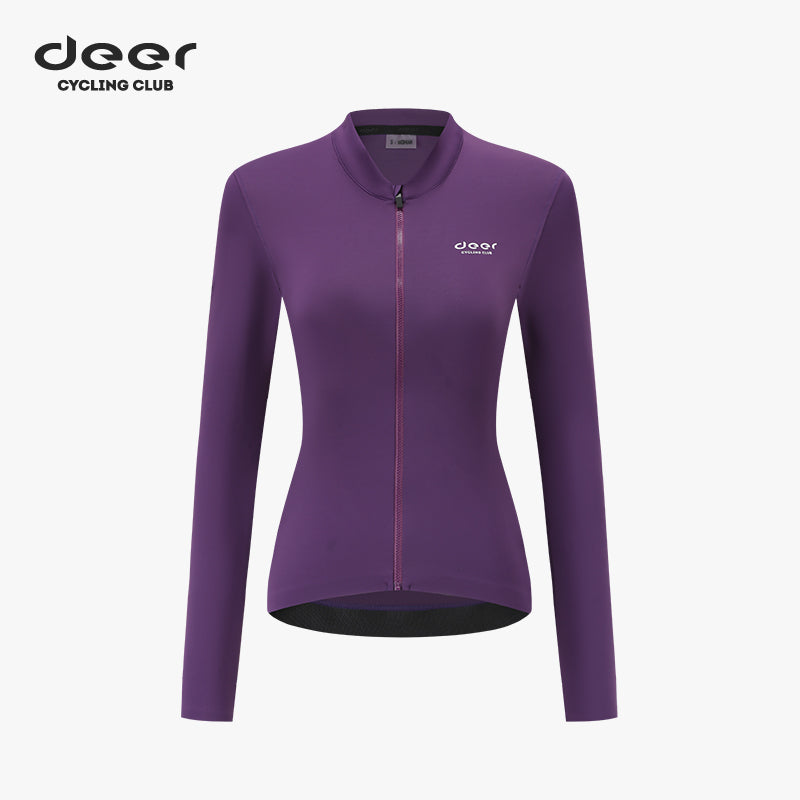 Women's Three-Layer Spring/Fall Long-Sleeve Cycling Jersey — product story image 06 of 37
