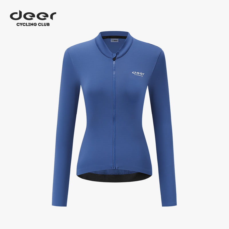 Women's Three-Layer Spring/Fall Long-Sleeve Cycling Jersey — product story image 07 of 37