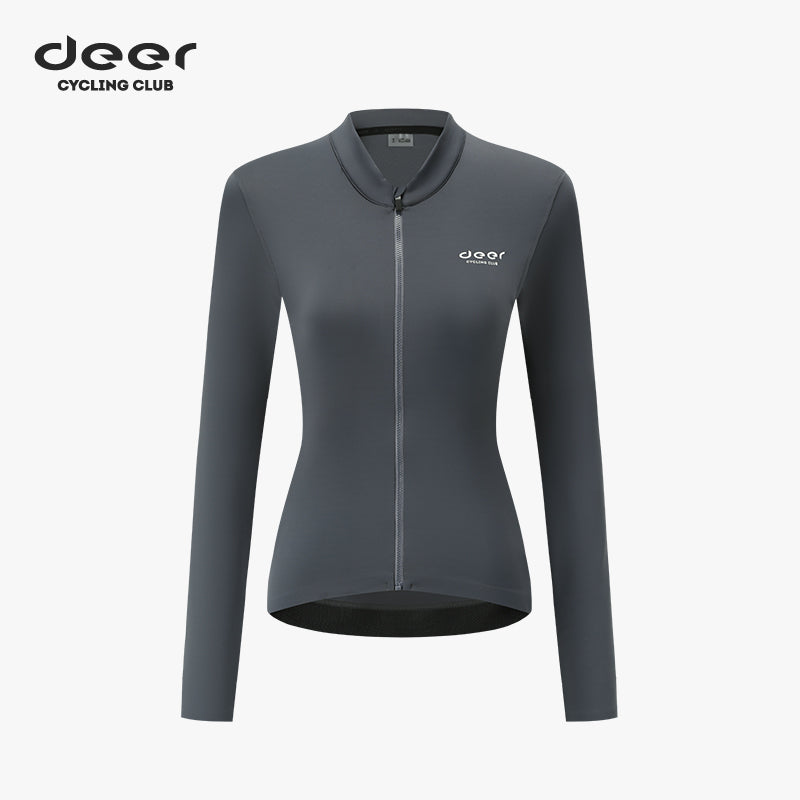 Women's Three-Layer Spring/Fall Long-Sleeve Cycling Jersey — product story image 08 of 37