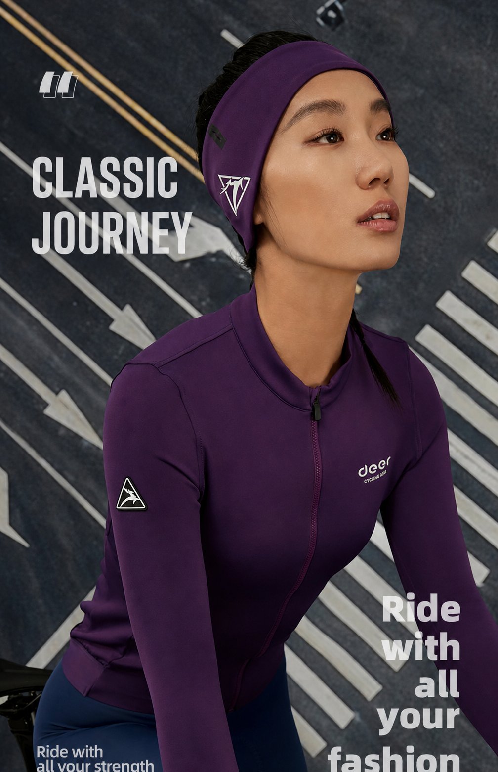 Women's Three-Layer Spring/Fall Long-Sleeve Cycling Jersey — product story image 10 of 37
