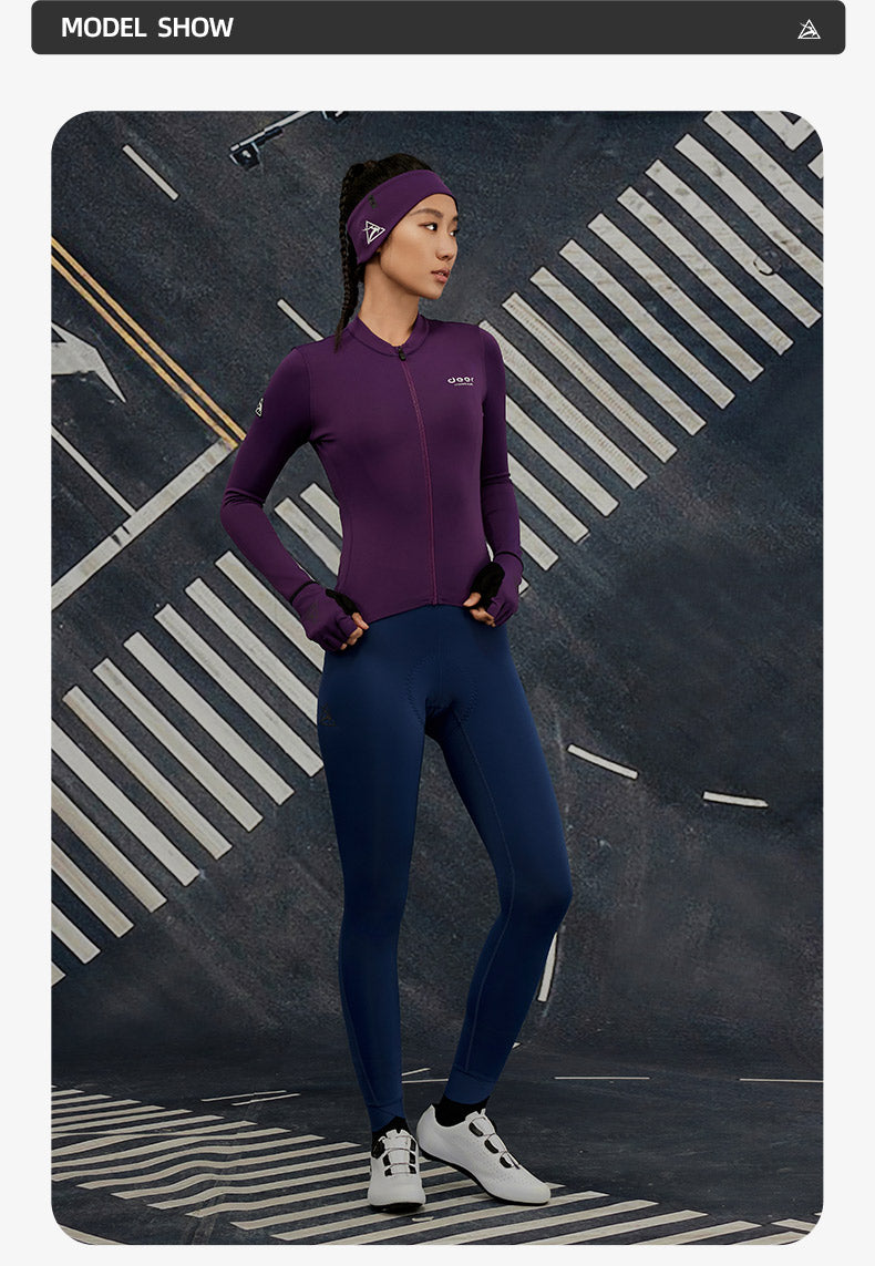 Women's Three-Layer Spring/Fall Long-Sleeve Cycling Jersey — product story image 24 of 37