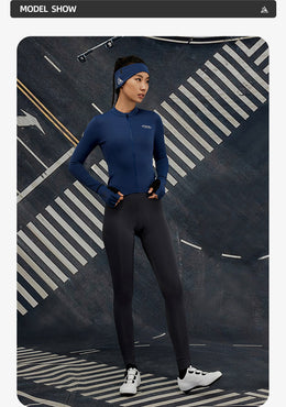 Women's Three-Layer Spring/Fall Long-Sleeve Cycling Jersey — thumbnail 26 of 37