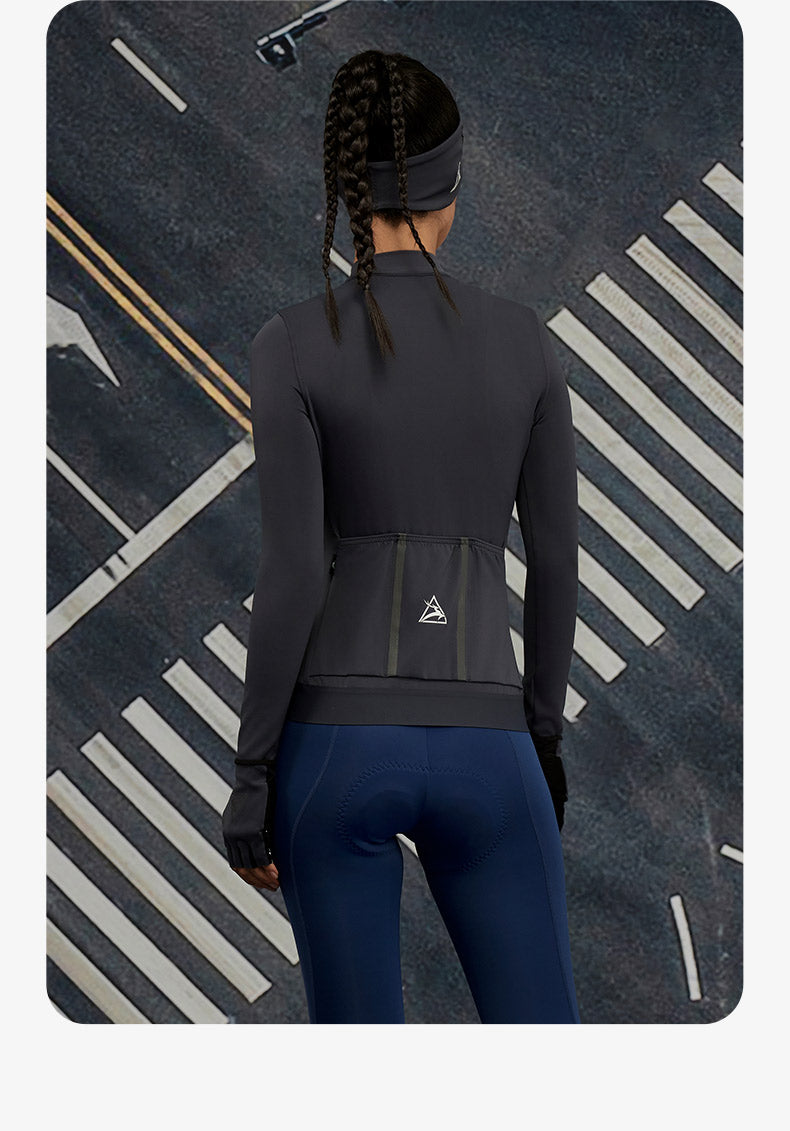 Women's Three-Layer Spring/Fall Long-Sleeve Cycling Jersey — product story image 29 of 37