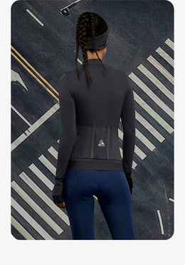 Women's Three-Layer Spring/Fall Long-Sleeve Cycling Jersey — thumbnail 29 of 37