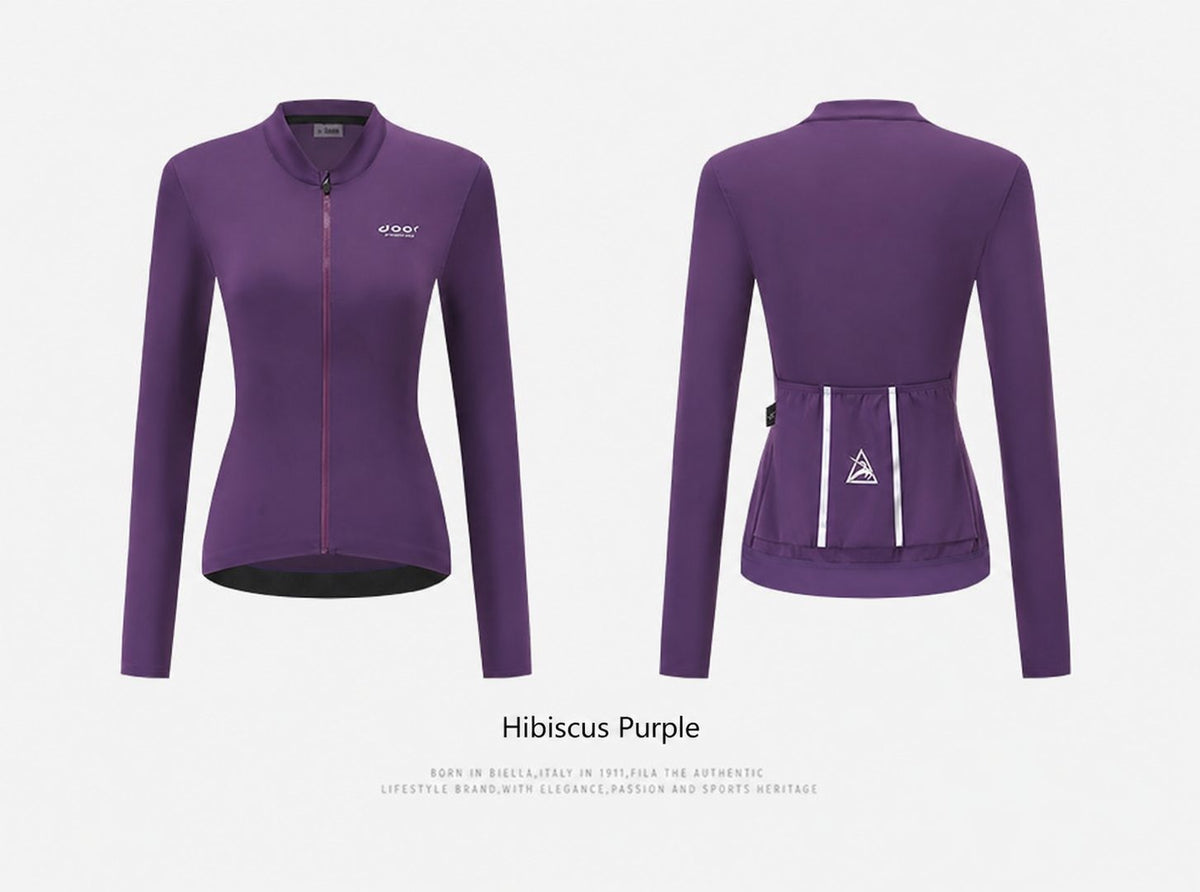 Women's Three-Layer Spring/Fall Long-Sleeve Cycling Jersey — product story image 36 of 37
