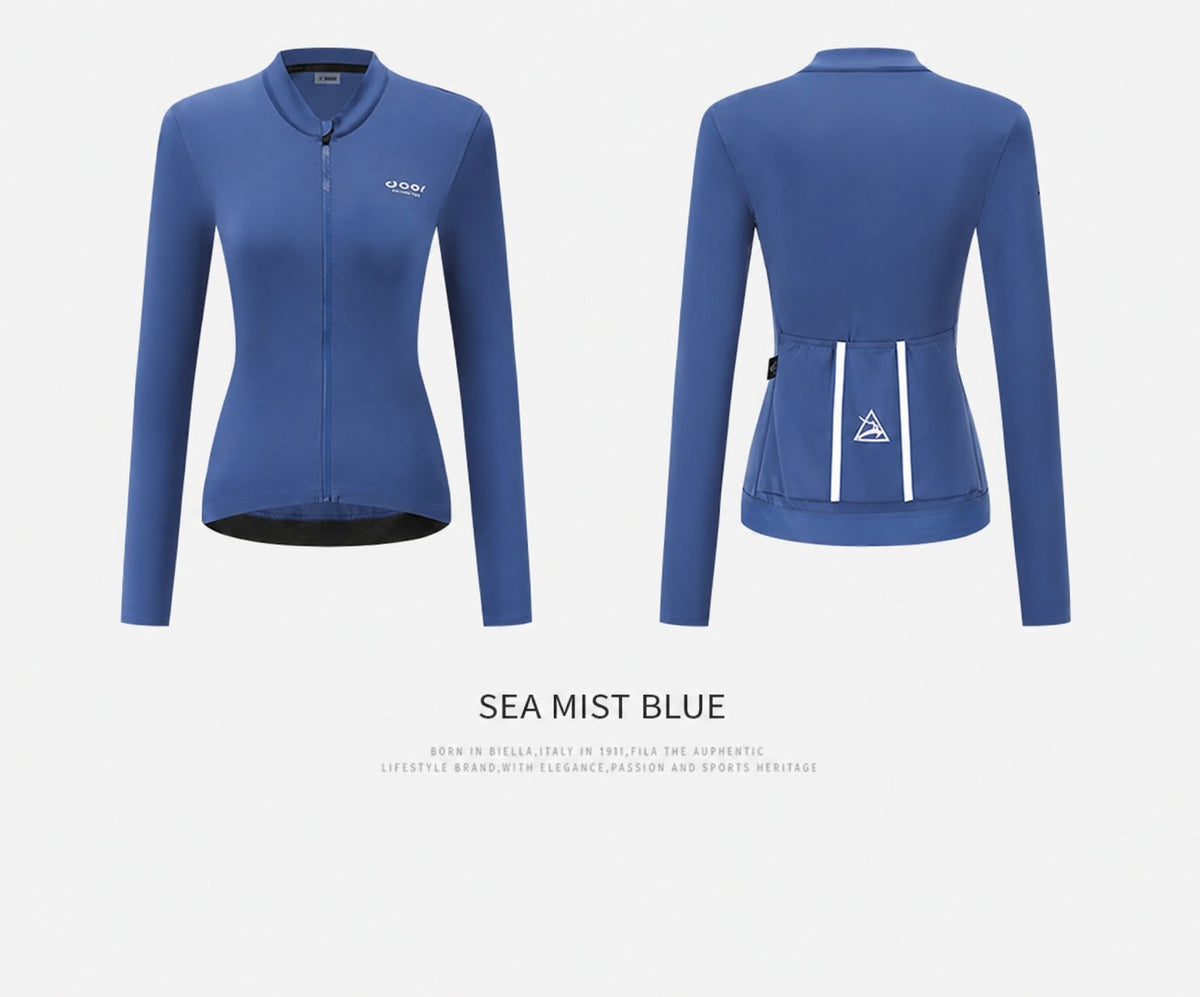 Women's Three-Layer Spring/Fall Long-Sleeve Cycling Jersey — product story image 37 of 37