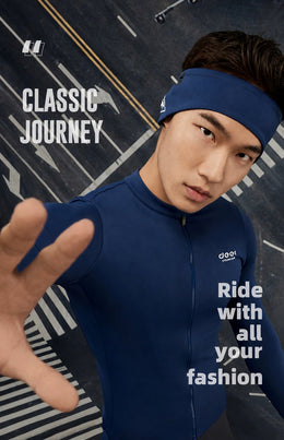 Men's Three-Layer Spring/Fall Long-Sleeve Cycling Jersey — thumbnail 10 of 37
