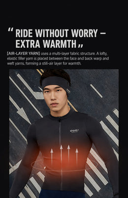 Men's Three-Layer Spring/Fall Long-Sleeve Cycling Jersey — thumbnail 16 of 37