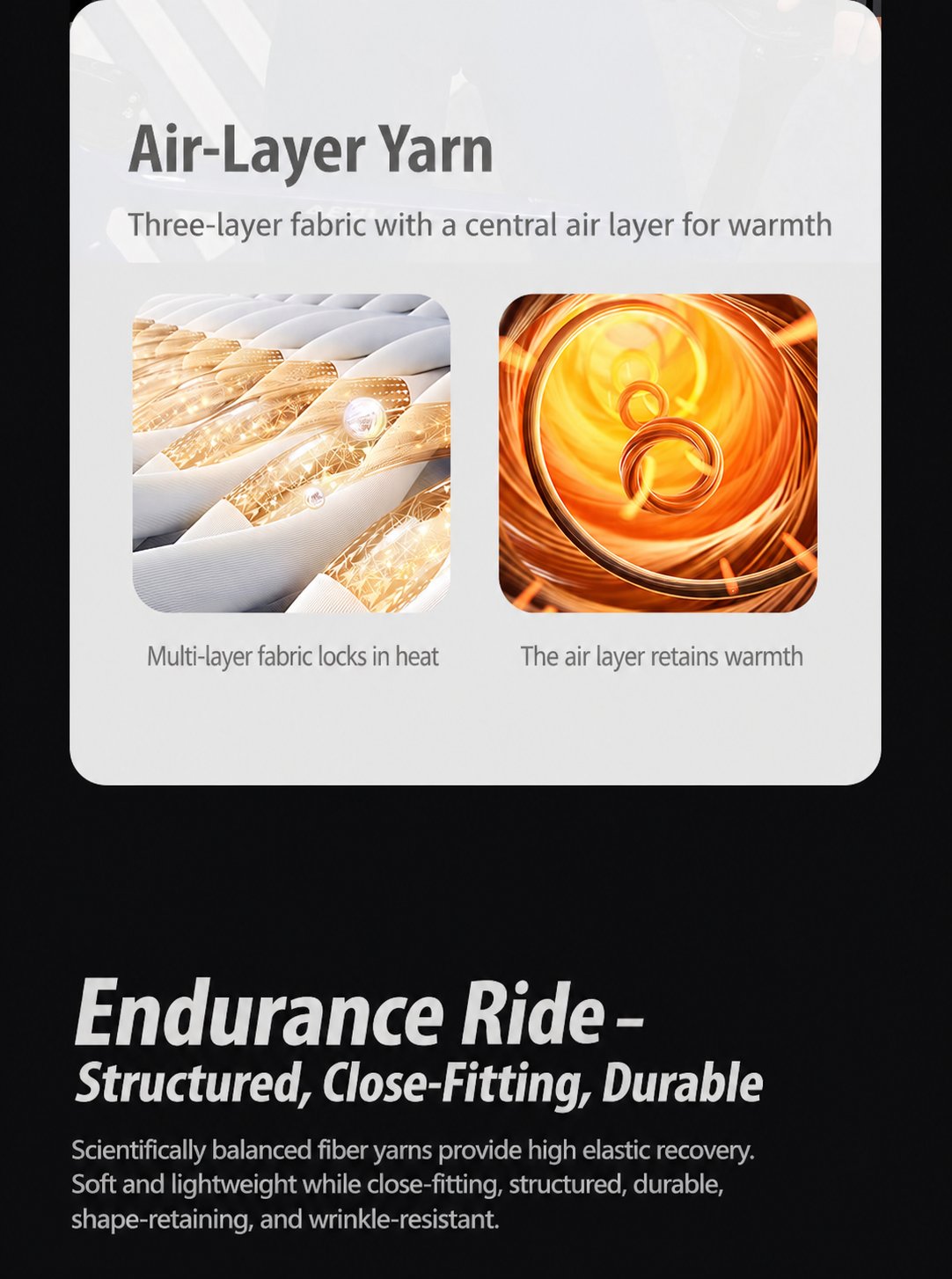 Men's Three-Layer Spring/Fall Long-Sleeve Cycling Jersey — product story image 18 of 37