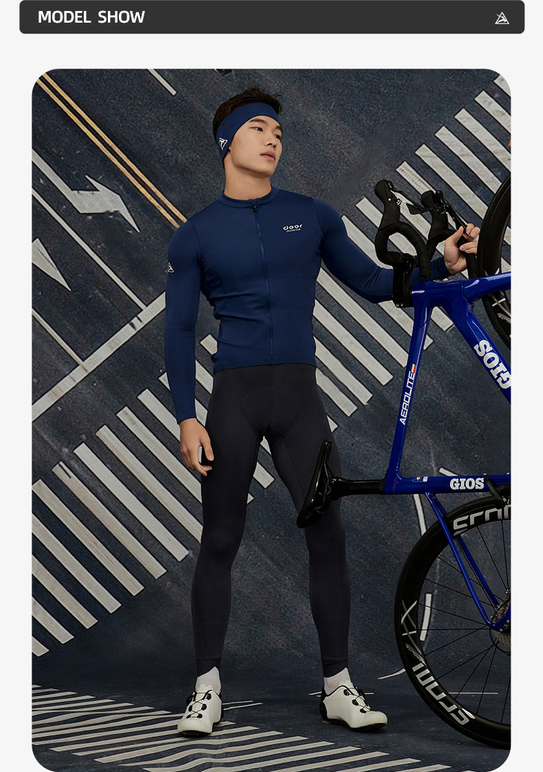 Men's Three-Layer Spring/Fall Long-Sleeve Cycling Jersey — product story image 26 of 37