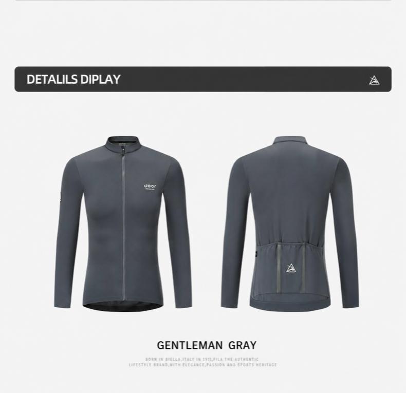 Men's Three-Layer Spring/Fall Long-Sleeve Cycling Jersey — product story image 35 of 37