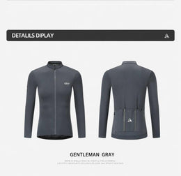 Men's Three-Layer Spring/Fall Long-Sleeve Cycling Jersey — thumbnail 35 of 37